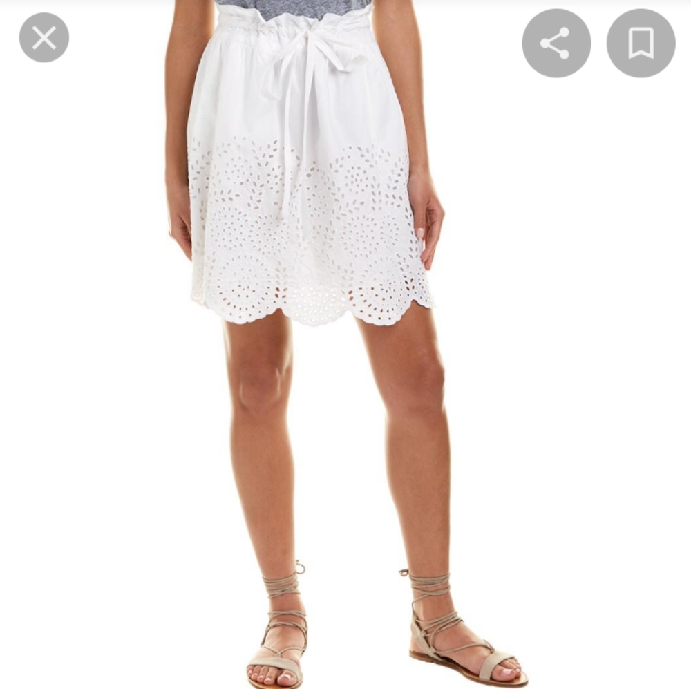 White skirt